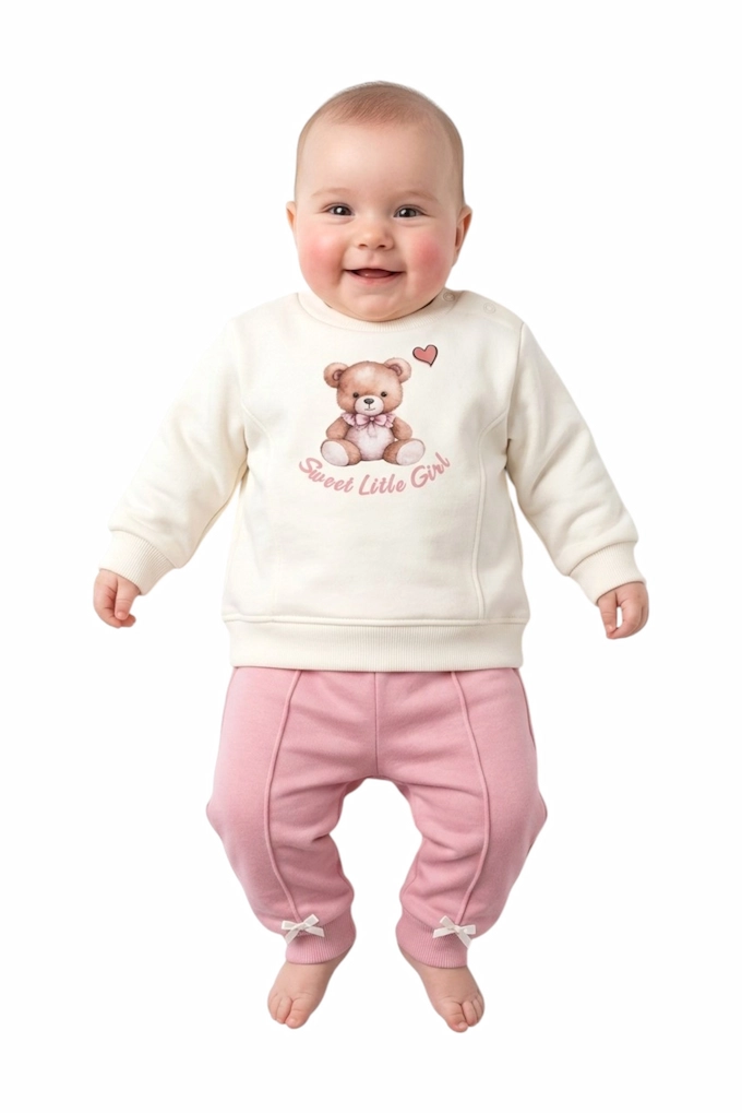 331J Baby Girl Thermal Tracksuit