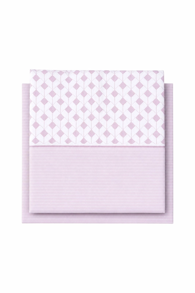 8035R Printed Flannel Sheets Set w/ fitted sheet