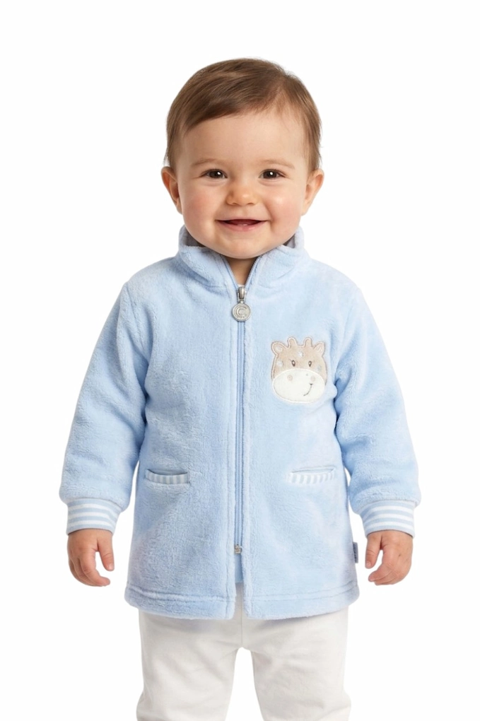 621 Baby Embroidered Coral Jacket