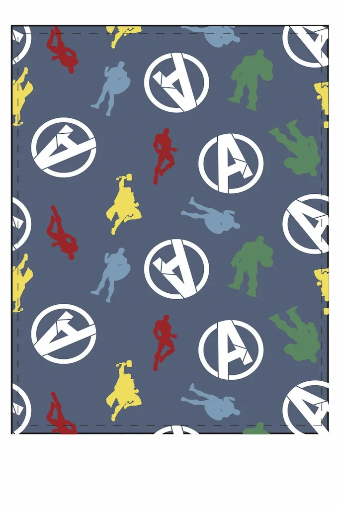 Superheroes Coral Fleece Blanket ZH83418