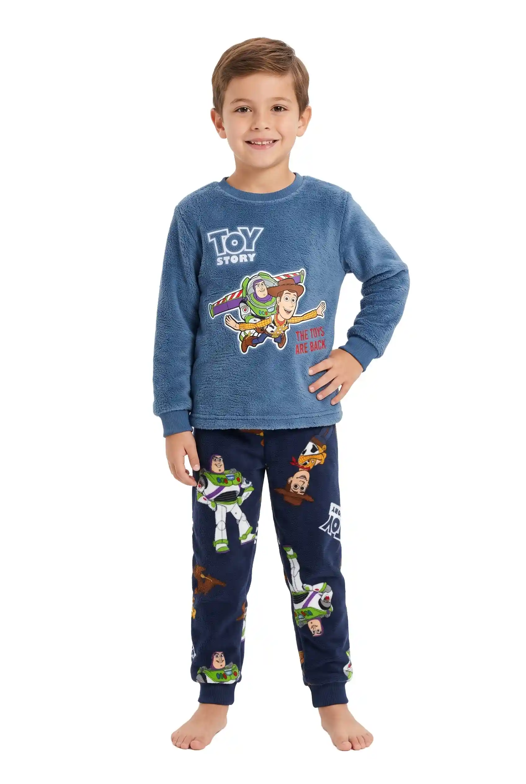 Boys Toy Story Coral Fleece Pyjama ZH55715