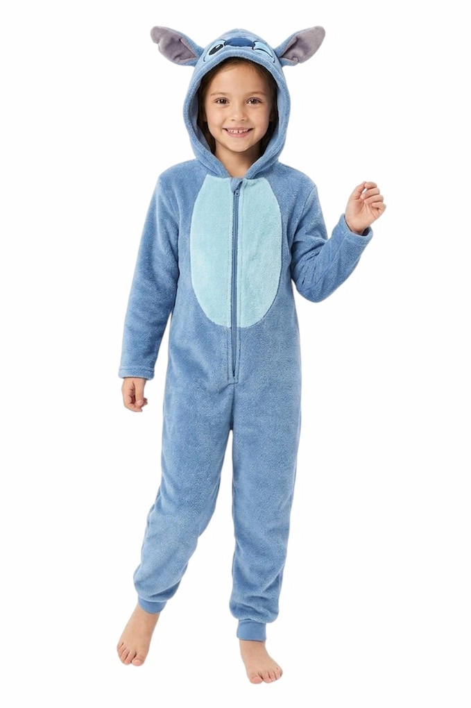 Pack 4 Children Stitch Coral Fleece Jumpsuit ZH20050