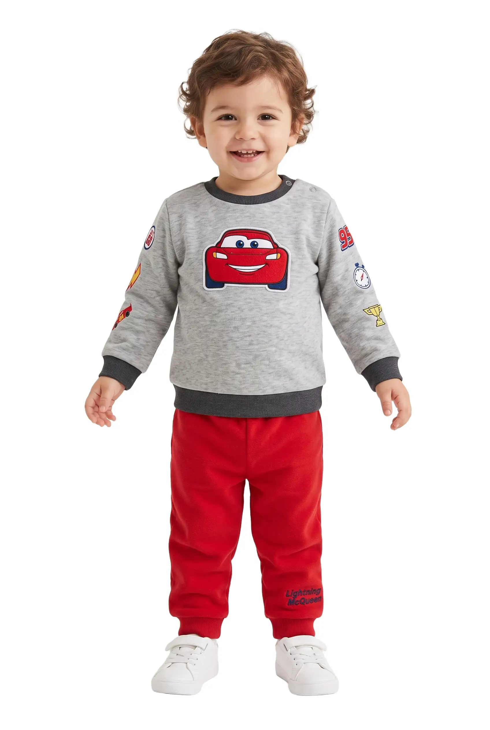 Baby Boy Brushed Tracksuit Cars ZH00021