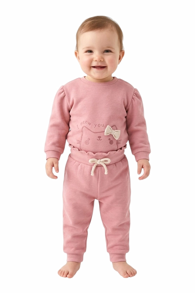 25468 Printed Thermal 2 Pieces Baby Set