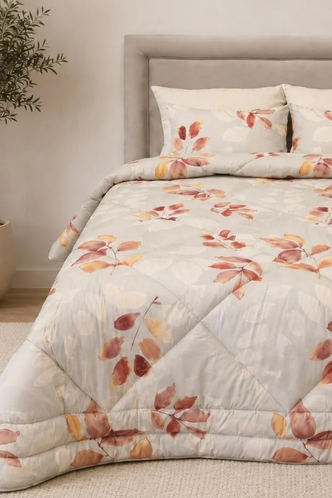 Floral Printed Quilted Duvet Double SICÍLIA