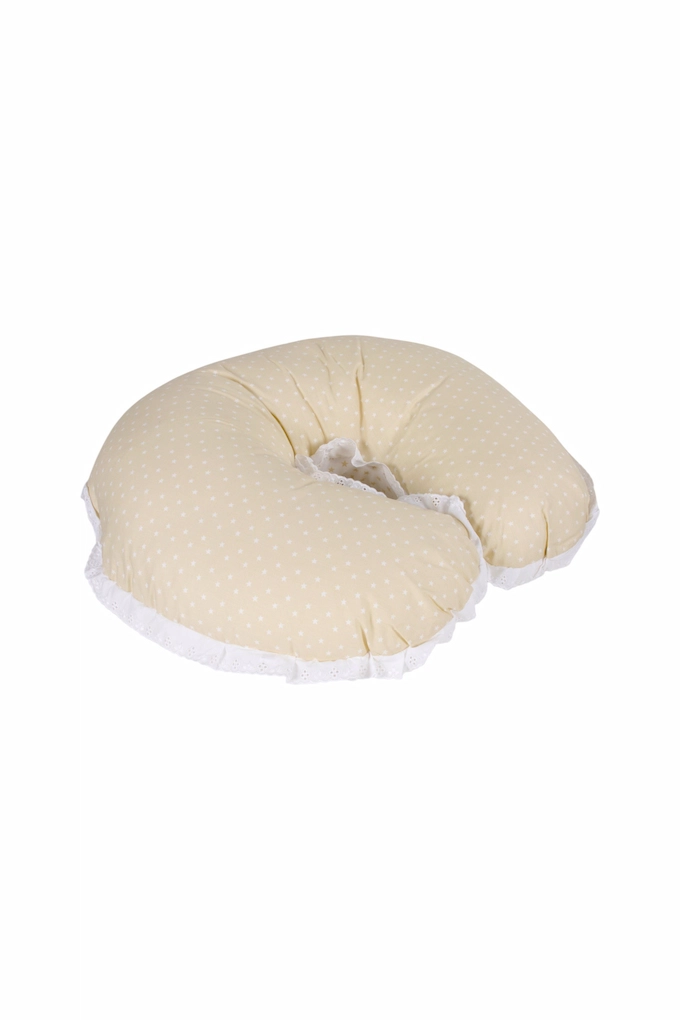 Star Print Nursing Pillow with Lace Trim Soft Fabric 100.7