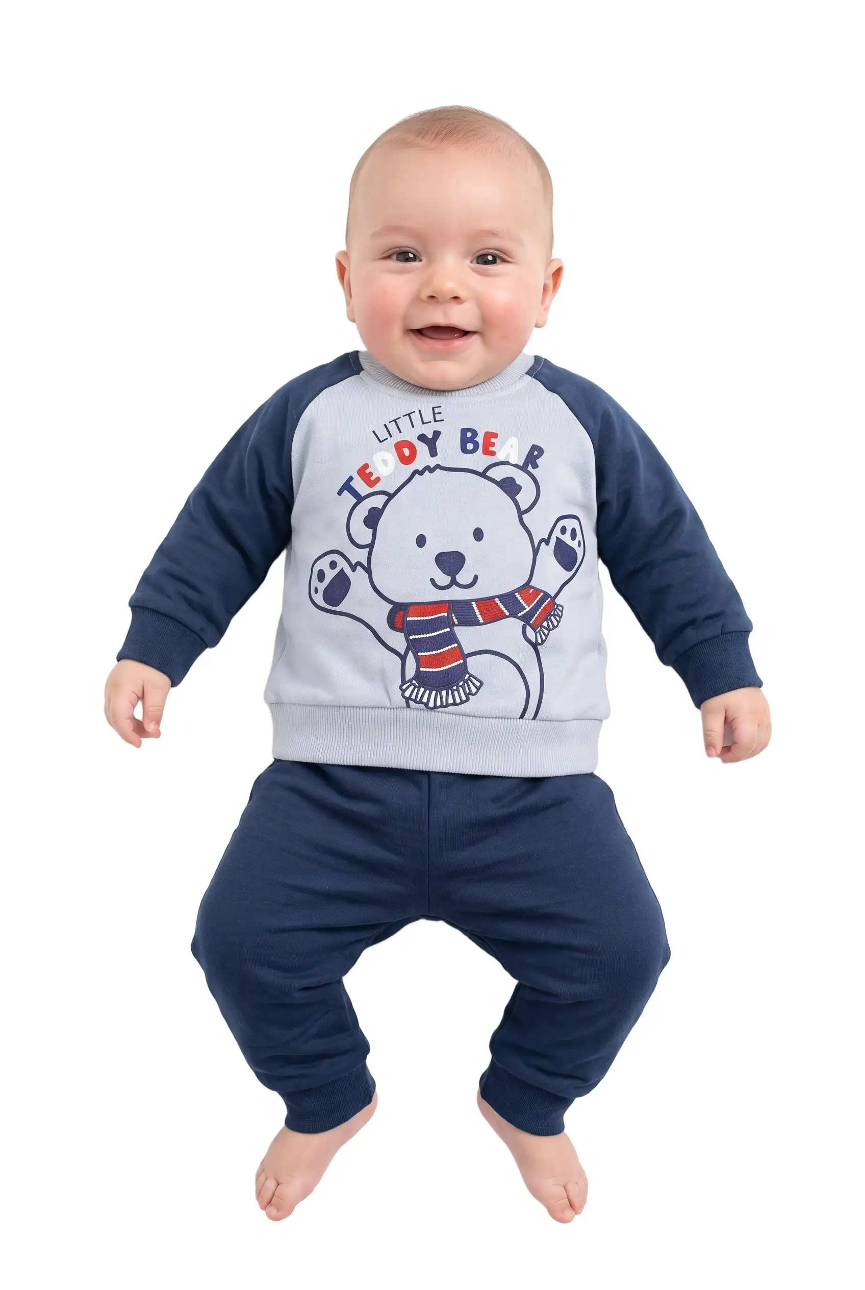 Baby Boy Brushed Cotton Tracksuit Fiil Fashionwear JK26B