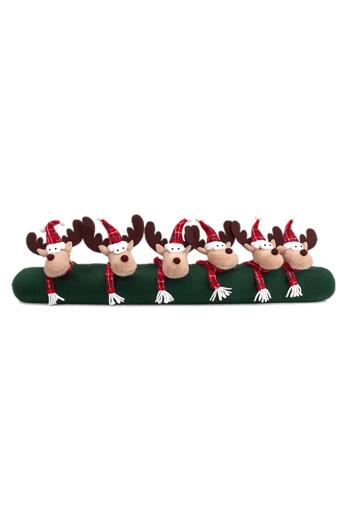 Christmas Reindeer Draft Stopper Soft Knit 26-505