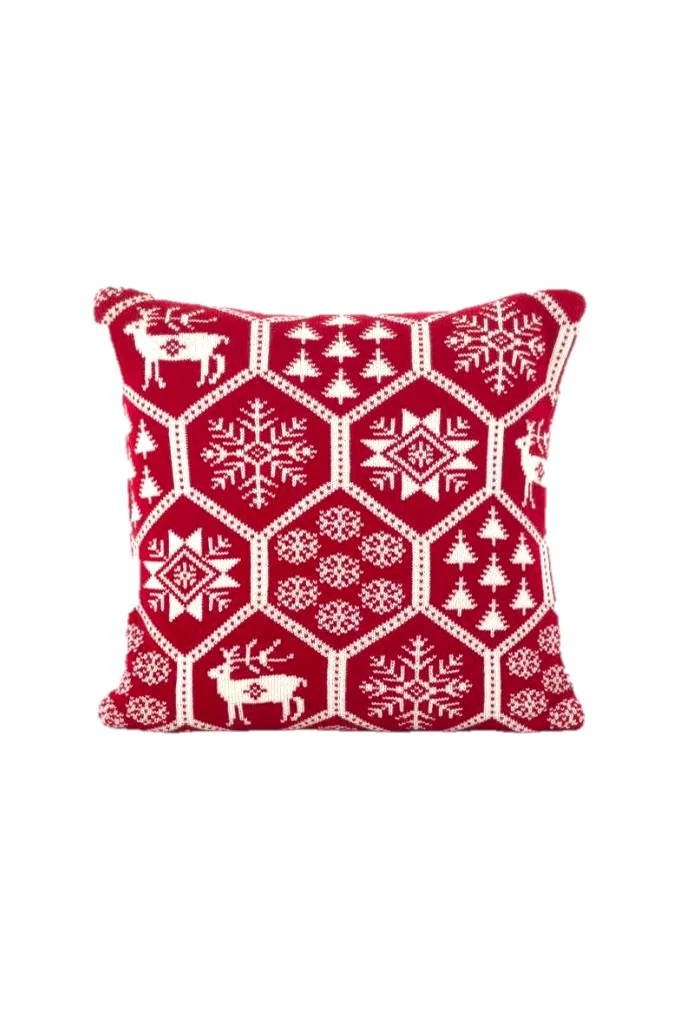 Christmas Jacquard Decorative Cushion 45x45 24-435