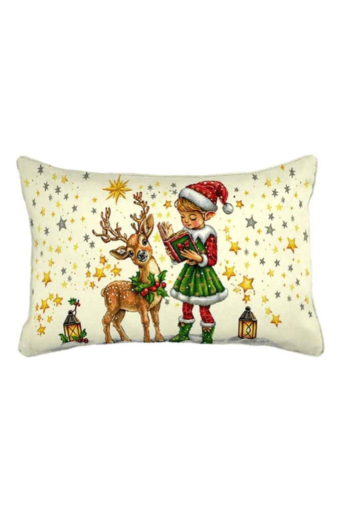 Christmas Printed Rectangular Pillow Soft Touch 26-626